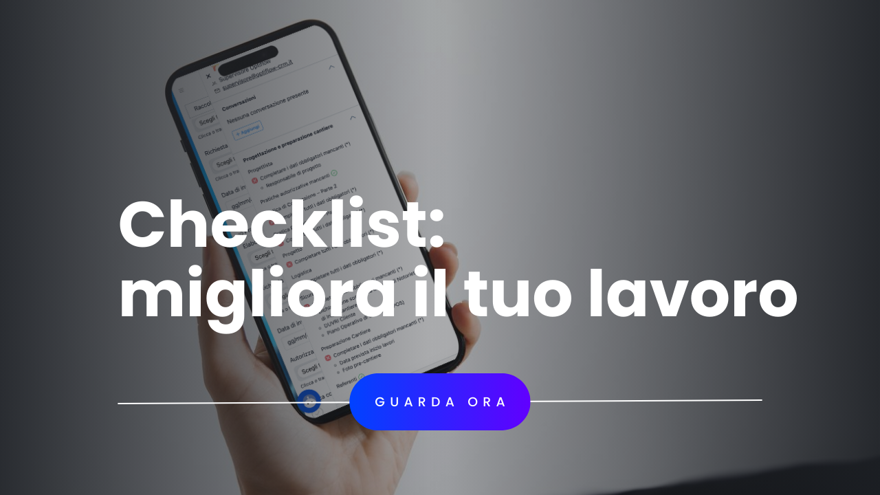 Checklist: migliora il tuo lavoro